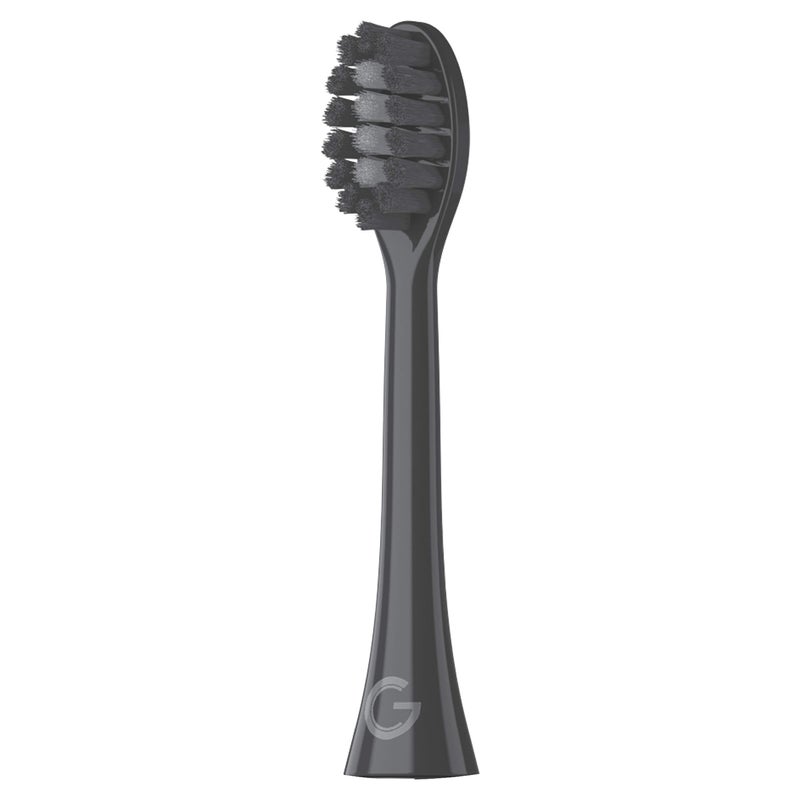 GLEEM Toothbrush Replacement Brush Heads Refill, Black, 2 Count - Image 4